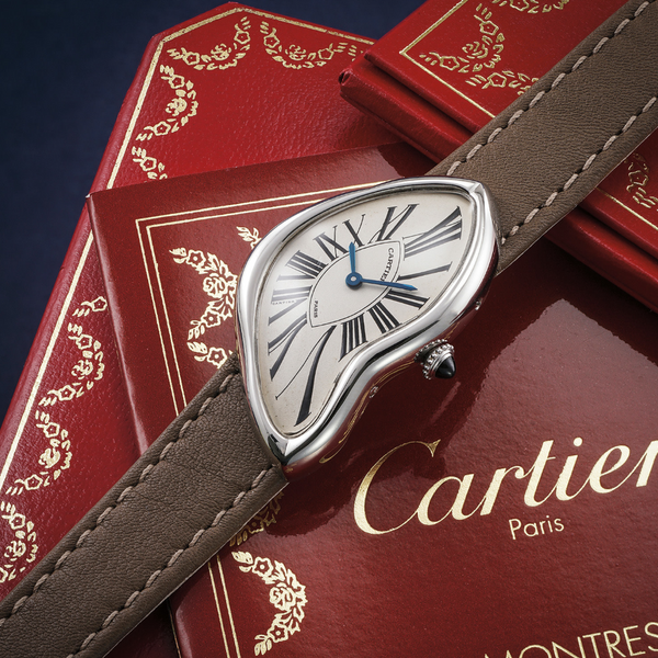 The Geneva Watch Auction XII Cartier Crash and Tank Am ricaine