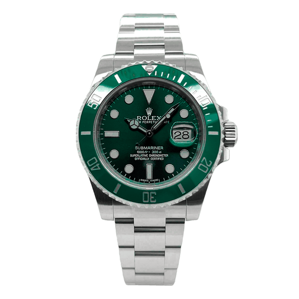 Rolex Submariner 40 Date Hulk Green 116610LV - Pre-Owned