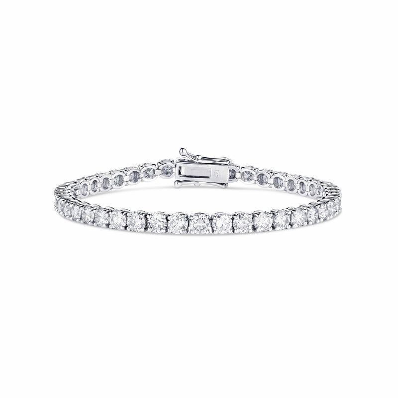 Rivière 18kt White Gold 10.70ctw Diamond Tennis Bracelet