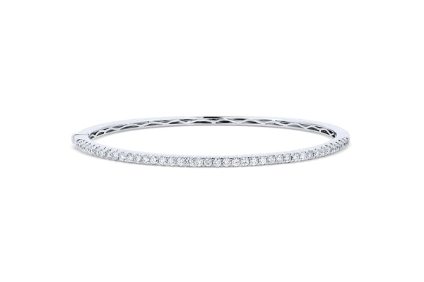 White Gold Diamond Bangle