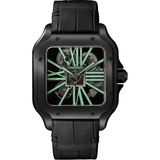 Santos de Cartier skeleton watch CRWHSA0009