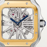 Santos de Cartier skeleton watch WHSA0019