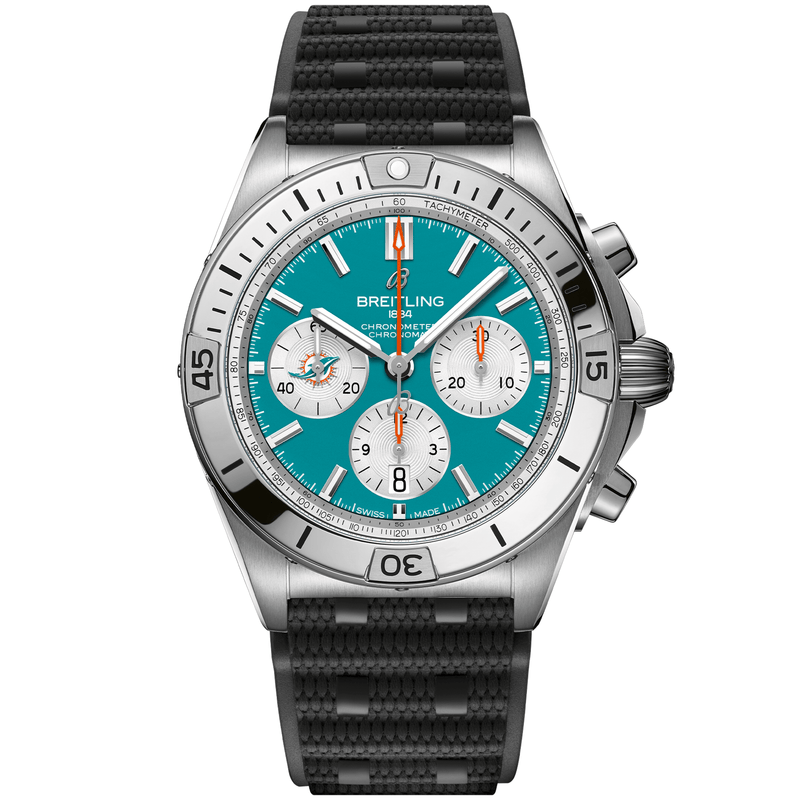 Chronomat B01 42 NFL Miami Dolphins Edition AB01342B1L2S1