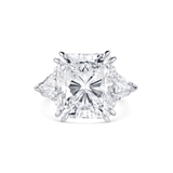 Platinum 9.02ct Radiant Cut Diamond Ring, GIA Certified