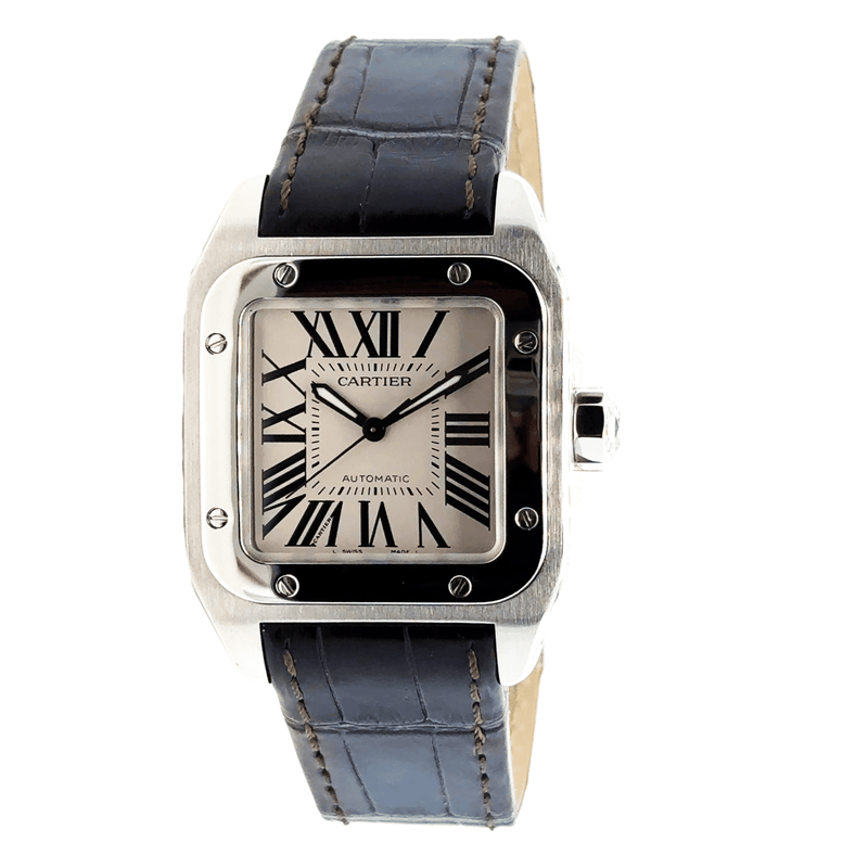 SANTOS DE CARTIER MEDIUM W20106XB - PRE - OWNED