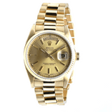 ROLEX DAY-DATE "SINGLE-QUICK" 36MM - 18000 - PRE - OWNED