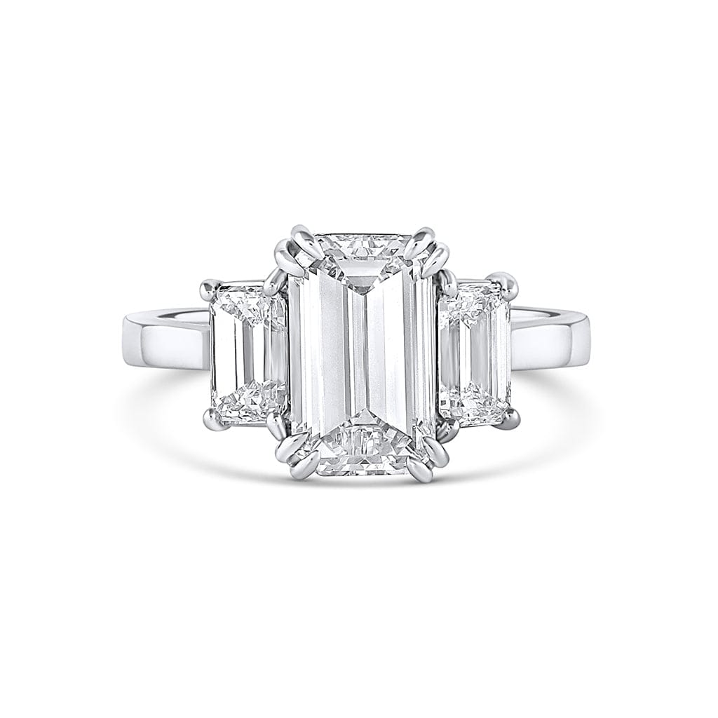 Rivière Platinum 2.01ct Emerald-Cut Diamond Ring, GIA Certified – CJ ...