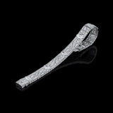 Exquisite 1920s Cartier Platinum Diamond Bracelet